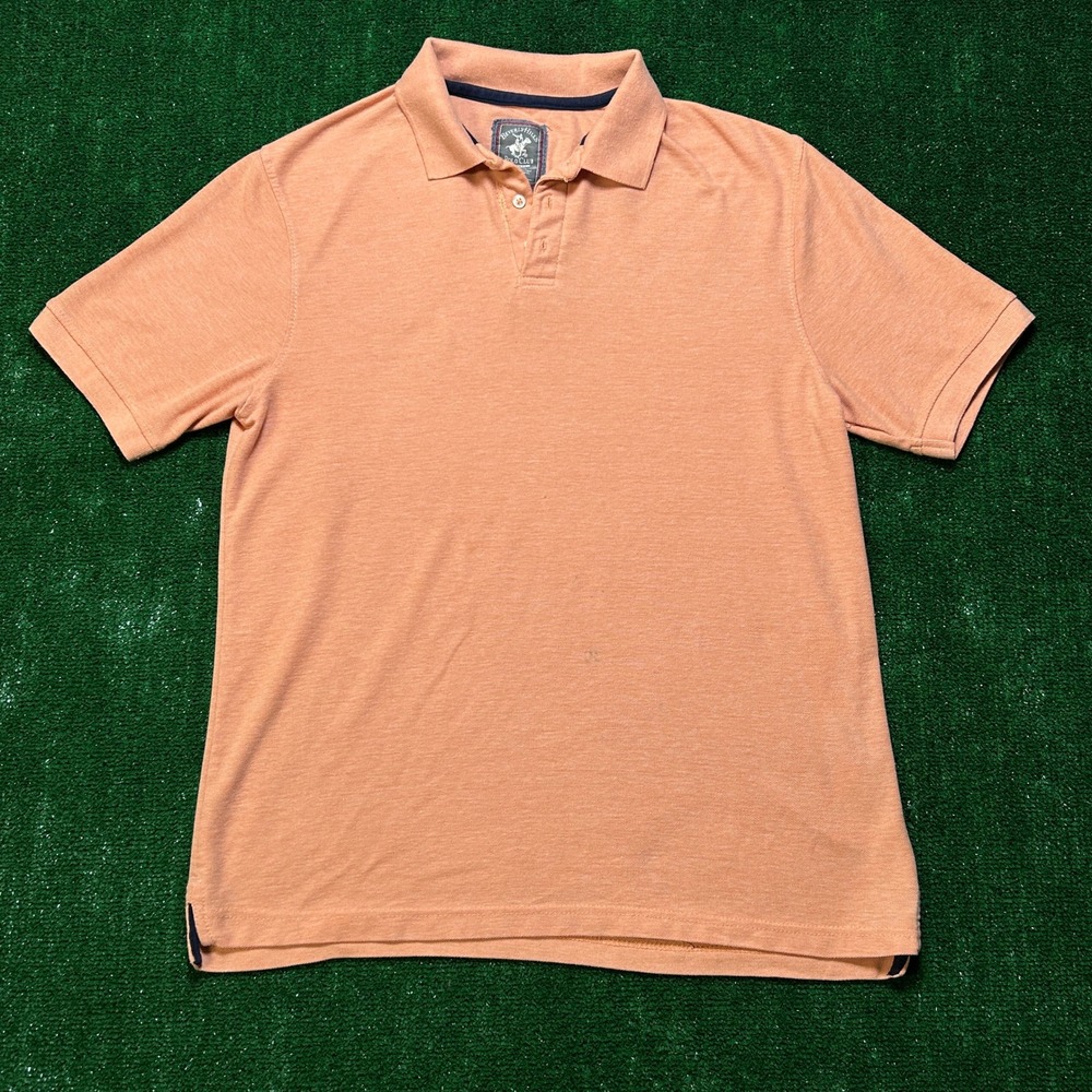 Beverly Hills Polo Club Polo Modern Fit Short Sleeve Orange XL